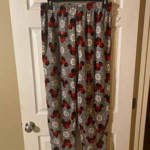 Mickey Mouse Christmas PJ Pants Women XXL